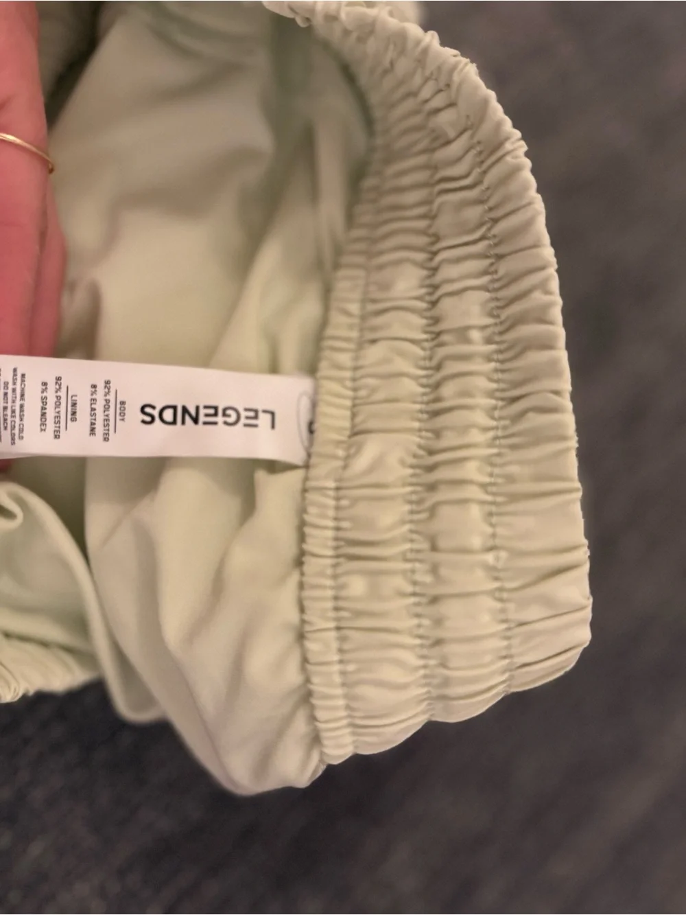 Legends matching workout set in honeydew